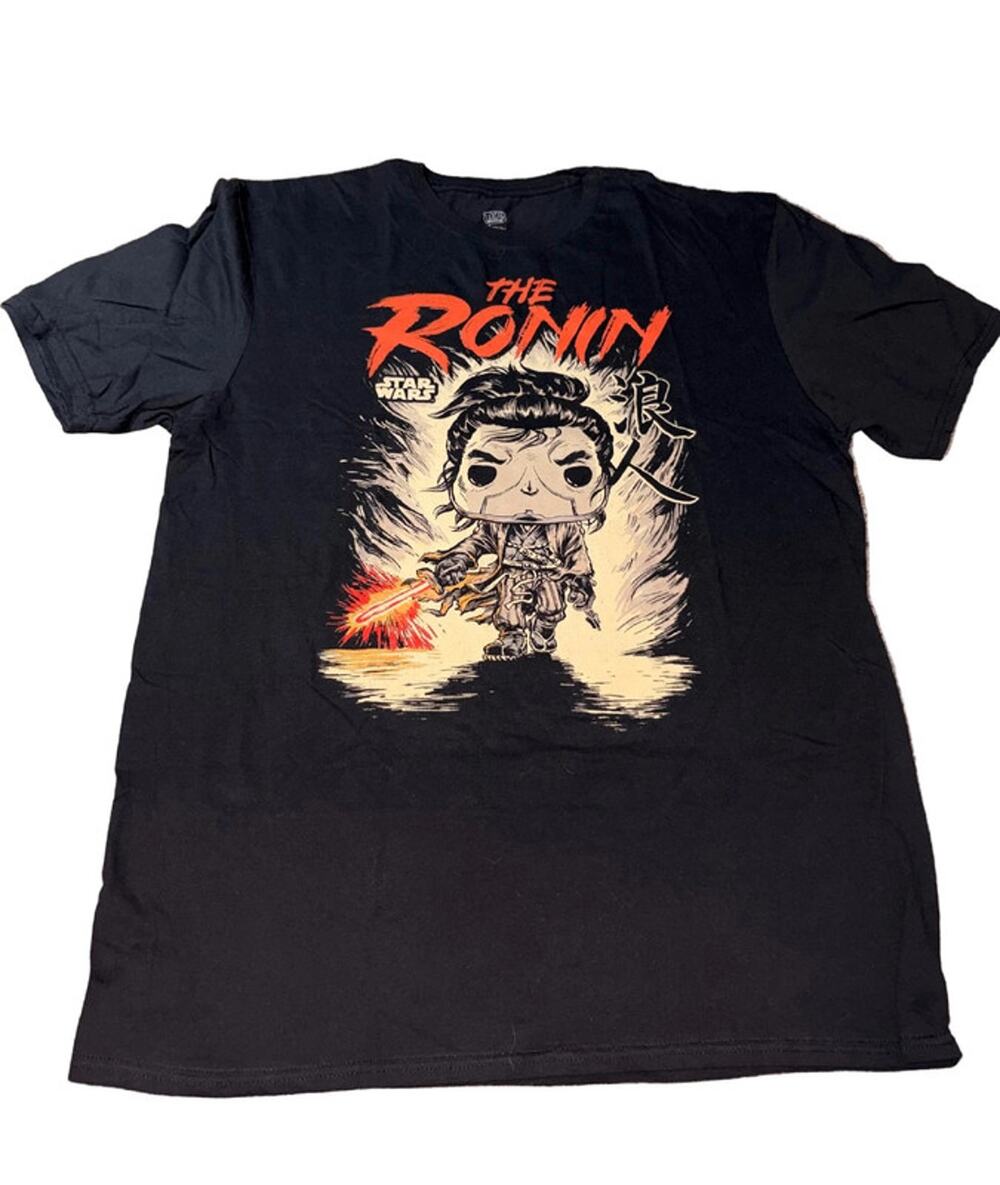 Star Wars The Ronin Black Tee - Visions Funko Pop Samurai XL Mens Shirt NWOT New